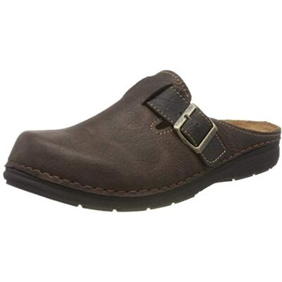 Fischer Markenschuh Fischer män Mario Pantolettes, Brun Mocca 72-44 EU Fischer Markenschuh Fischer män Mario Pantolettes, Brun Mocca 72-44 EU