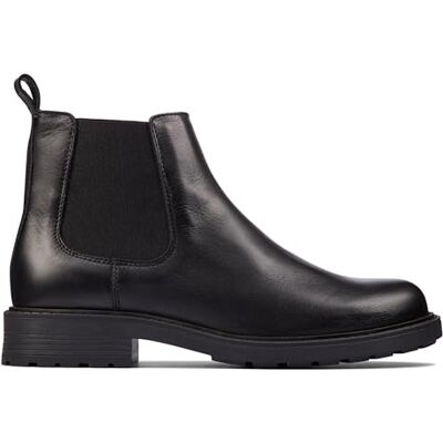 Clarks Orinoco 2 Lane läderstövlar i svart patent, Svart, 35.5 EU Clarks Orinoco 2 Lane läderstövlar i svart patent, Svart, 35.5 EU
