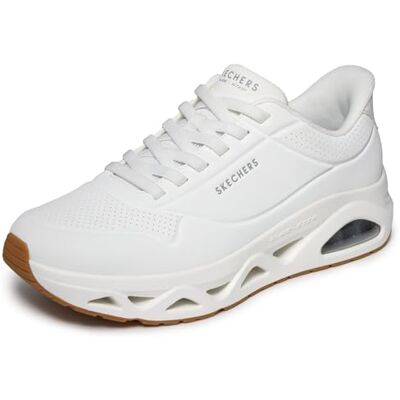 Skechers herr UNO Step Glide ON AIR sneakers, Vit Durabuck, 7 UK Skechers herr UNO Step Glide ON AIR sneakers, Vit Durabuck, 7 UK