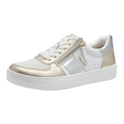 Tamaris Comfort damsneakers, guld/silver, 39 EU, Guld silver, 39 EU Tamaris Comfort damsneakers, guld/silver, 39 EU, Guld silver, 39 EU