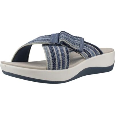 Clarks Arla Wave Womens Blue Combi, 4 Clarks Arla Wave Womens Blue Combi, 4