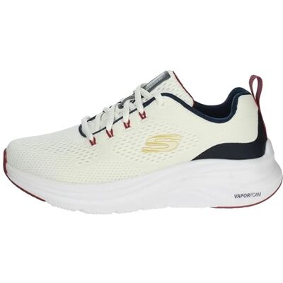 Skechers Vapor Foam Oxford, Vit mesh syntetisk marinblå röd trim, 45 EU Skechers Vapor Foam Oxford, Vit mesh syntetisk marinblå röd trim, 45 EU