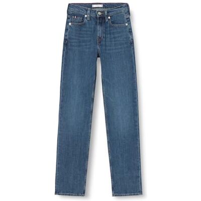 Tommy Hilfiger dam NOS CLASSIC RAIGHT RW MID BLUE WW0WW4248902D024, BLÅ (Nos Mid Blue), 25W/32L, Blå (Nos Mid blå), 25W / 32L Tommy Hilfiger dam NOS CLASSIC RAIGHT RW MID BLUE WW0WW4248902D024, BLÅ (Nos Mid Blue), 25W/32L, Blå (Nos Mid blå), 25W / 32L