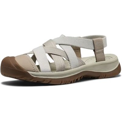 KEEN Dam Whisper Lattice Sandaler, Plaza Taupe/Silver Birch, 7 UK, Plaza brungrå silver björk, 40 EU KEEN Dam Whisper Lattice Sandaler, Plaza Taupe/Silver Birch, 7 UK, Plaza brungrå silver björk, 40 EU