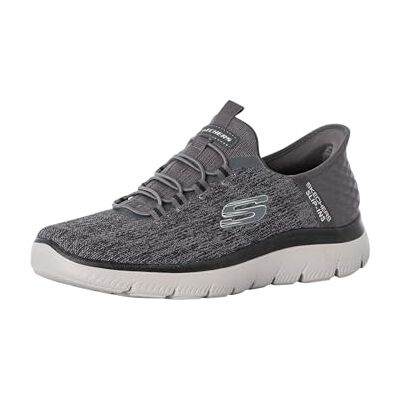 Skechers herr Summits Key Pace Sneakers, Charcoal Mesh/Black Trim, 42.5 EU Bred Skechers herr Summits Key Pace Sneakers, Charcoal Mesh/Black Trim, 42.5 EU Bred