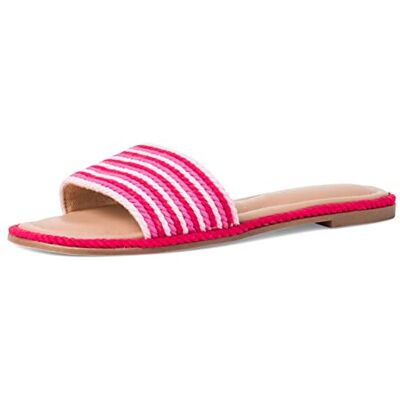Tamaris Damer 1-1-27103-28 595 39 platta sandaler, Fuxia Comb, EU Tamaris Damer 1-1-27103-28 595 39 platta sandaler, Fuxia Comb, EU
