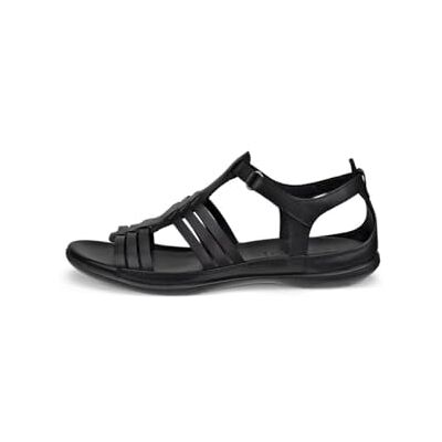 ECCO dam Flash Roman Sandal, svart, 4 UK ECCO dam Flash Roman Sandal, svart, 4 UK