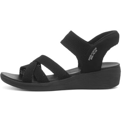 Skechers Dam Arya Sandal, Svart, 37 EU Skechers Dam Arya Sandal, Svart, 37 EU