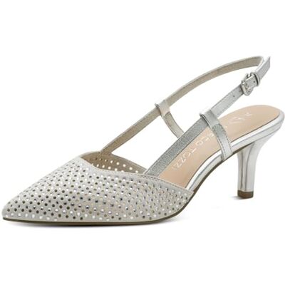 MARCO TOZZI dam 2–29667-46 pumps, silver, 39 EU MARCO TOZZI dam 2–29667-46 pumps, silver, 39 EU