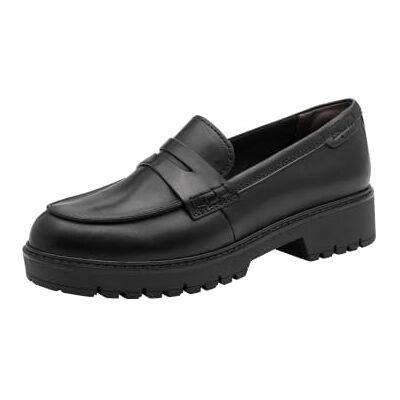Tamaris dam loafer platt, svart (svart läder), 37 Tamaris dam loafer platt, svart (svart läder), 37