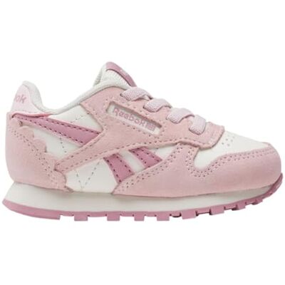 Reebok Baby flicka Classic Leather sneakers, Chalk/Frosteddberry, 21,5 EU, Khalk frostedberry, 21.5 EU Reebok Baby flicka Classic Leather sneakers, Chalk/Frosteddberry, 21,5 EU, Khalk frostedberry, 21.5 EU