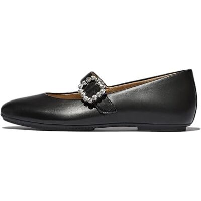 Fitflop dam DELICATO kristallspänne läder Mary Janes platt, svart, 9 UK, Svart, 9 UK Narrow Fitflop dam DELICATO kristallspänne läder Mary Janes platt, svart, 9 UK, Svart, 9 UK Narrow