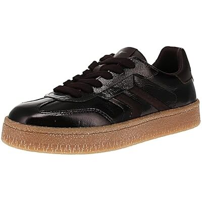 Tamaris damsneakers, låg platt, brun (mocca patent), 38 Tamaris damsneakers, låg platt, brun (mocca patent), 38