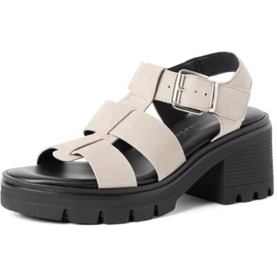 Tamaris Damen 1-28703-46 Sandal, Taupe, 7,5 UK Tamaris Damen 1-28703-46 Sandal, Taupe, 7,5 UK