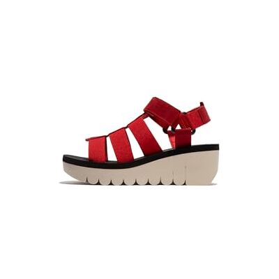 Fly London dam YOJI198FLY sandal, läppstift röd/läppstift röd/svart, 8 UK, Läppstift röd läppstift röd svart, 41 EU Fly London dam YOJI198FLY sandal, läppstift röd/läppstift röd/svart, 8 UK, Läppstift röd läppstift röd svart, 41 EU