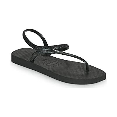 Havaianas Dames Flash Urban, Zwart, 7.5/8 Havaianas Dames Flash Urban, Zwart, 7.5/8