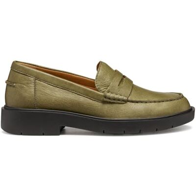 Geox Damer D Spherica Ec1 Loafer, Grön, 37.5 EU Geox Damer D Spherica Ec1 Loafer, Grön, 37.5 EU