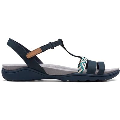 Clarks Dam Amanda Tealite sportsandal, marinblå nubuck, 35,5 EU, Marin Nubuckla, 35.5 EU Clarks Dam Amanda Tealite sportsandal, marinblå nubuck, 35,5 EU, Marin Nubuckla, 35.5 EU