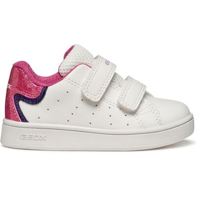 Geox Pojkar flickor B ECLYPER Girl sneakers, vit/fuchsia, 25 EU, Vit fuchsia, 25 EU Geox Pojkar flickor B ECLYPER Girl sneakers, vit/fuchsia, 25 EU, Vit fuchsia, 25 EU