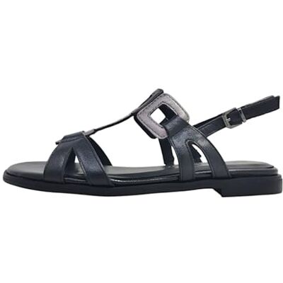 MARCO TOZZI Damer 2–28145-44 sandal, svart, 38 EU MARCO TOZZI Damer 2–28145-44 sandal, svart, 38 EU