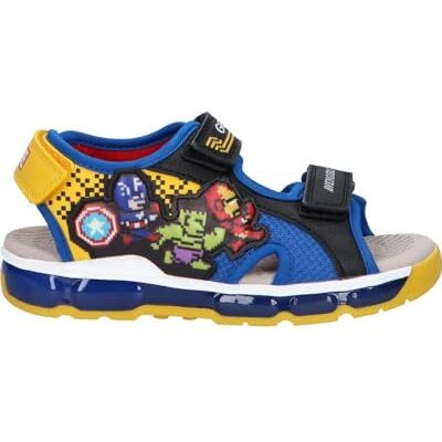Geox Pojkar J Android Boy Sandal, Svart kunglig, 31 EU Geox Pojkar J Android Boy Sandal, Svart kunglig, 31 EU