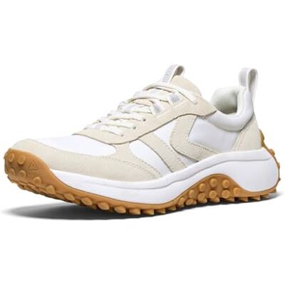 KEEN Ks86 bekväma hållbara sneakers i retrostil för kvinnor, Björk/Stjärna Vit, 8.5 KEEN Ks86 bekväma hållbara sneakers i retrostil för kvinnor, Björk/Stjärna Vit, 8.5