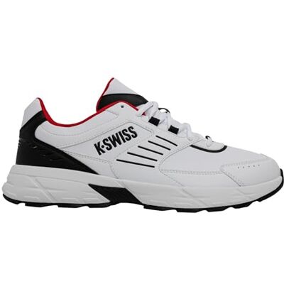 K-Swiss mäns FARIO LTH sneakers, vit/svart/Mars röd, 40 EU, White Black Mars Red, 40 EU K-Swiss mäns FARIO LTH sneakers, vit/svart/Mars röd, 40 EU, White Black Mars Red, 40 EU