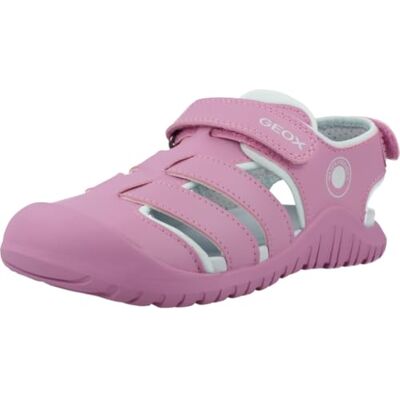 Geox J S. FUSBETTO PRO GI sandal, DK PINK/Aqua, 36 EU Geox J S. FUSBETTO PRO GI sandal, DK PINK/Aqua, 36 EU