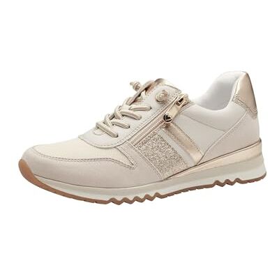 MARCO TOZZI dam 2-23707-41 sneakers, krämvit/guld, 37 EU, Gräddfärgat guld, 37 EU MARCO TOZZI dam 2-23707-41 sneakers, krämvit/guld, 37 EU, Gräddfärgat guld, 37 EU