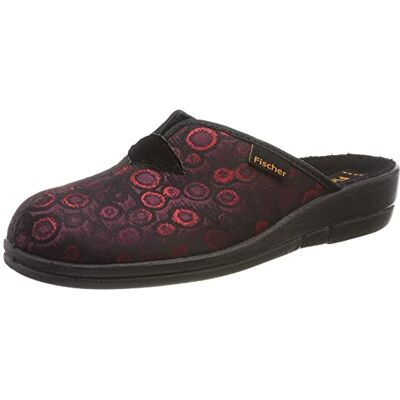 Fischer Markenschuh Fischer dam dora tofflor, Röd Bordo 341-36 EU Fischer Markenschuh Fischer dam dora tofflor, Röd Bordo 341-36 EU