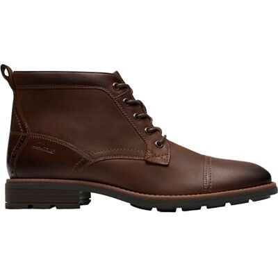 Clarks Emmet Zip Mens Brown Distressed, 6.5 Clarks Emmet Zip Mens Brown Distressed, 6.5