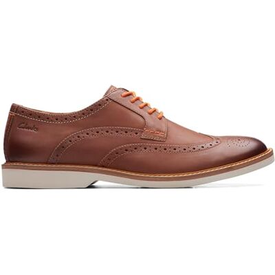 Clarks AtticusLTLimit Mens Dark Tan Lea, 9 Clarks AtticusLTLimit Mens Dark Tan Lea, 9