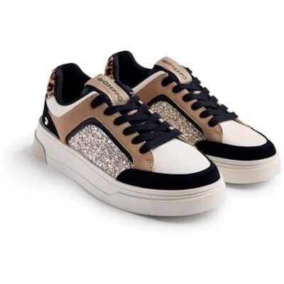 GIOSEPPO kvinnors Lothrop sneakers, Svart/Vit, 4 UK, Svart vit, 36 EU GIOSEPPO kvinnors Lothrop sneakers, Svart/Vit, 4 UK, Svart vit, 36 EU