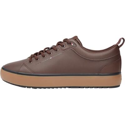 Tommy Hilfiger Män Harlem CORE Cleat LTH Mix FM0FM05702 låg topp, brun (Cocoa), 41, Brun kakao, 41 EU Tommy Hilfiger Män Harlem CORE Cleat LTH Mix FM0FM05702 låg topp, brun (Cocoa), 41, Brun kakao, 41 EU