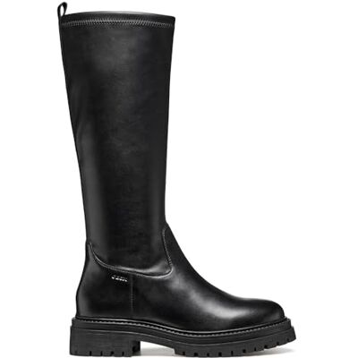 Geox Dam D IRIDEA Knee High Boot, svart, 41 EU, svart, 41 EU Geox Dam D IRIDEA Knee High Boot, svart, 41 EU, svart, 41 EU