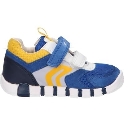 Geox Baby pojkar B IUPIDOO Boy First Walker Shoe, ROYAL/Gul, 20 EU, Kungsgul, 20 EU Geox Baby pojkar B IUPIDOO Boy First Walker Shoe, ROYAL/Gul, 20 EU, Kungsgul, 20 EU
