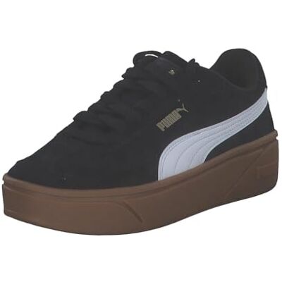 PUMA Dam Club Ii Era Platform Sd WNS Sneaker, svart Vit, 39 EU PUMA Dam Club Ii Era Platform Sd WNS Sneaker, svart Vit, 39 EU