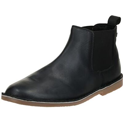 JACK & JONES JACK&JONES JFWBRAVO läder Chelsea båtkängor, brun sten, 44 EU JACK & JONES JACK&JONES JFWBRAVO läder Chelsea båtkängor, brun sten, 44 EU