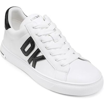 DKNY Dam Abeni-LACE UP sneakers, vit och svart, 38 EU, Vit och svart, 38 EU DKNY Dam Abeni-LACE UP sneakers, vit och svart, 38 EU, Vit och svart, 38 EU