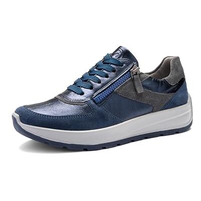 ARA New York sneakers, safir, blå, grafit, 39 EU bred, Safir blå grafit, 39 EU bred ARA New York sneakers, safir, blå, grafit, 39 EU bred, Safir blå grafit, 39 EU bred