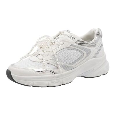 Tamaris dam Low 1-23799-46 sneakers, vit pärla, 38 EU Tamaris dam Low 1-23799-46 sneakers, vit pärla, 38 EU