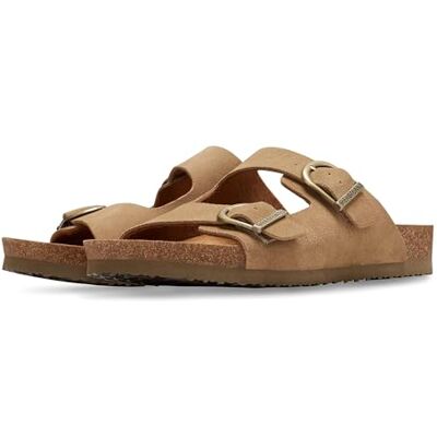 Eastland Men's Cambridge Sandal, Khaki Suede, 8 Eastland Men's Cambridge Sandal, Khaki Suede, 8