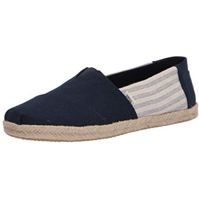 TOMS Alpargata Rope herr Loafer ,Marinblå ränder, 44.5 EU TOMS Alpargata Rope herr Loafer ,Marinblå ränder, 44.5 EU