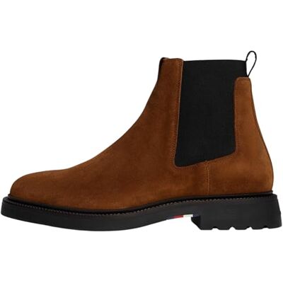 Tommy Hilfiger herr HILFIGER KOMFORT LWT SDE CHELSEA FM0FM05592 låga stövlar, brun (Coconut Grove), 6,5, Brun kokoslund, 40 EU Tommy Hilfiger herr HILFIGER KOMFORT LWT SDE CHELSEA FM0FM05592 låga stövlar, brun (Coconut Grove), 6,5, Brun kokoslund, 40 EU
