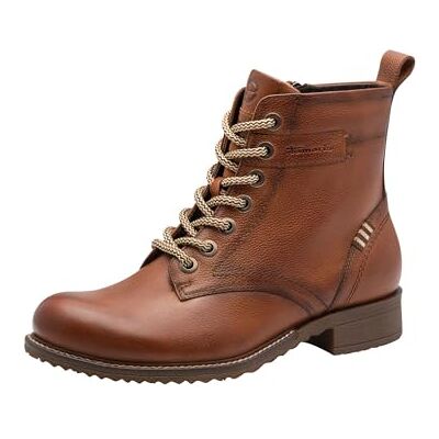 Tamaris Dam Spets Boot Flat 1-25298-45, ankelstövlar dam, konjakläder, 41 EU, Cognacläder, 41 EU Tamaris Dam Spets Boot Flat 1-25298-45, ankelstövlar dam, konjakläder, 41 EU, Cognacläder, 41 EU