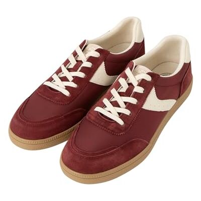 Springfield Färg Sneaker Shoes, Garnet, 40 för män Springfield Färg Sneaker Shoes, Garnet, 40 för män