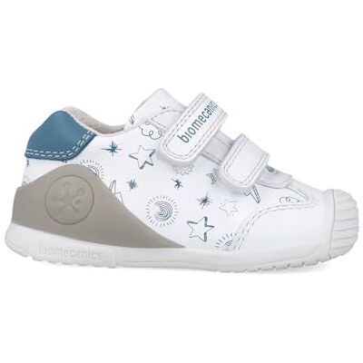 Biomecanics 252115, sneakers för barn, Vit och indigo, 19 EU Biomecanics 252115, sneakers för barn, Vit och indigo, 19 EU