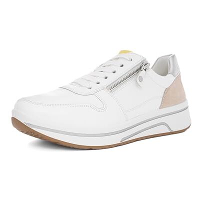 ARA dam Sapporo sneakers, vit, limoncello, skal, silver, 37 EU bred, Vitt limoncello skal silver, 37 EU Weit ARA dam Sapporo sneakers, vit, limoncello, skal, silver, 37 EU bred, Vitt limoncello skal silver, 37 EU Weit