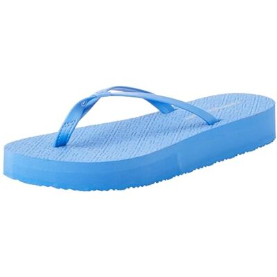Tommy Hilfiger Monogram Beach Sandal Flip Flop, Blue Spell, 4 UK, Blå besvärjelse, 37 EU Tommy Hilfiger Monogram Beach Sandal Flip Flop, Blue Spell, 4 UK, Blå besvärjelse, 37 EU