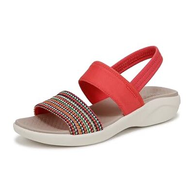 LifeStride Bzees For Cali Sandal för kvinnor, Coral Beach Multi, 37.5 EU Bred LifeStride Bzees For Cali Sandal för kvinnor, Coral Beach Multi, 37.5 EU Bred